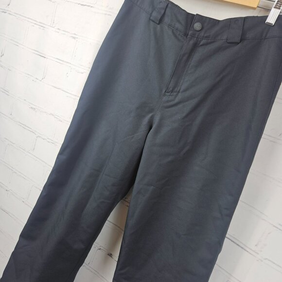 Obermeyer Black Pants Insulated Snow Youth L Zip Snap Closure Ski Snowboard - Picture 2 of 13